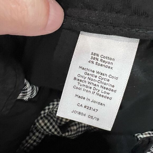 Talbots Hampshire Ankle Multicolor‎ Herringbone Print Career Dress Pants Sz 14P - Picture 5 of 9